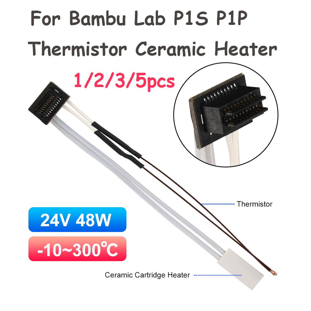 Ceramic Heat Emitter - For Bambu Lab P1P Heating Tube