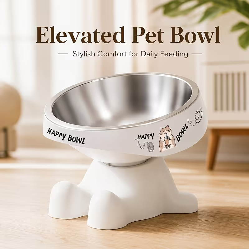 Royal Canin Food Medium - Cute Elevated Pet Bowl, Raised Cat