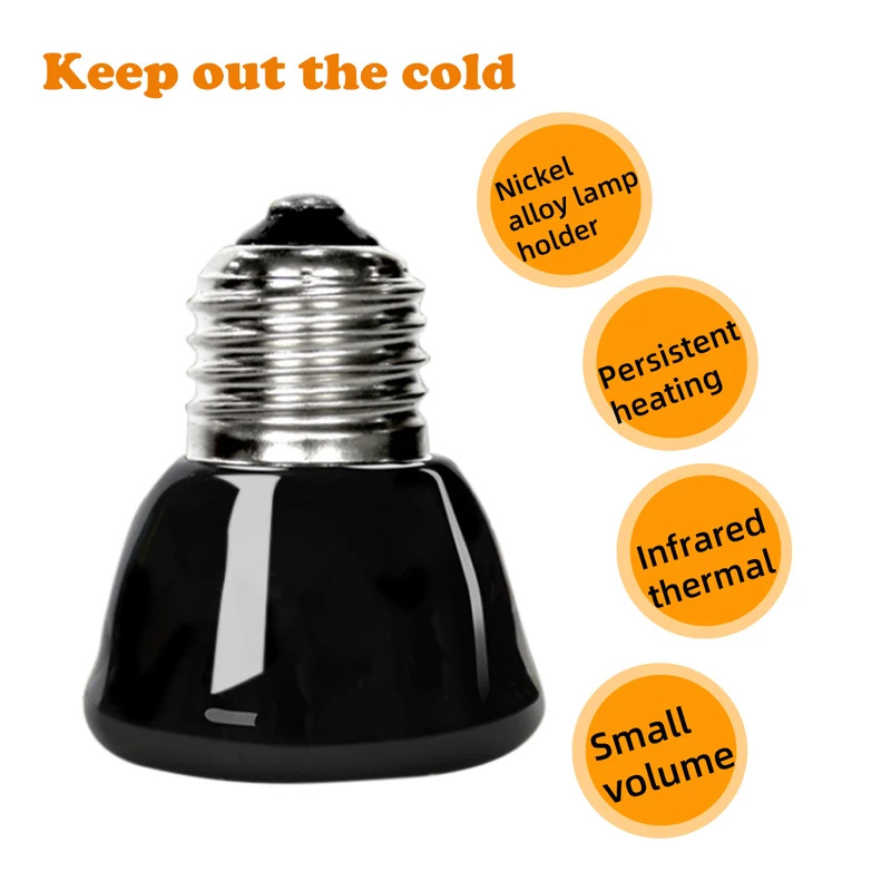 25/50/75/100W E27 Black Infrar - огляд і ціна Ceramic Heat Emitter