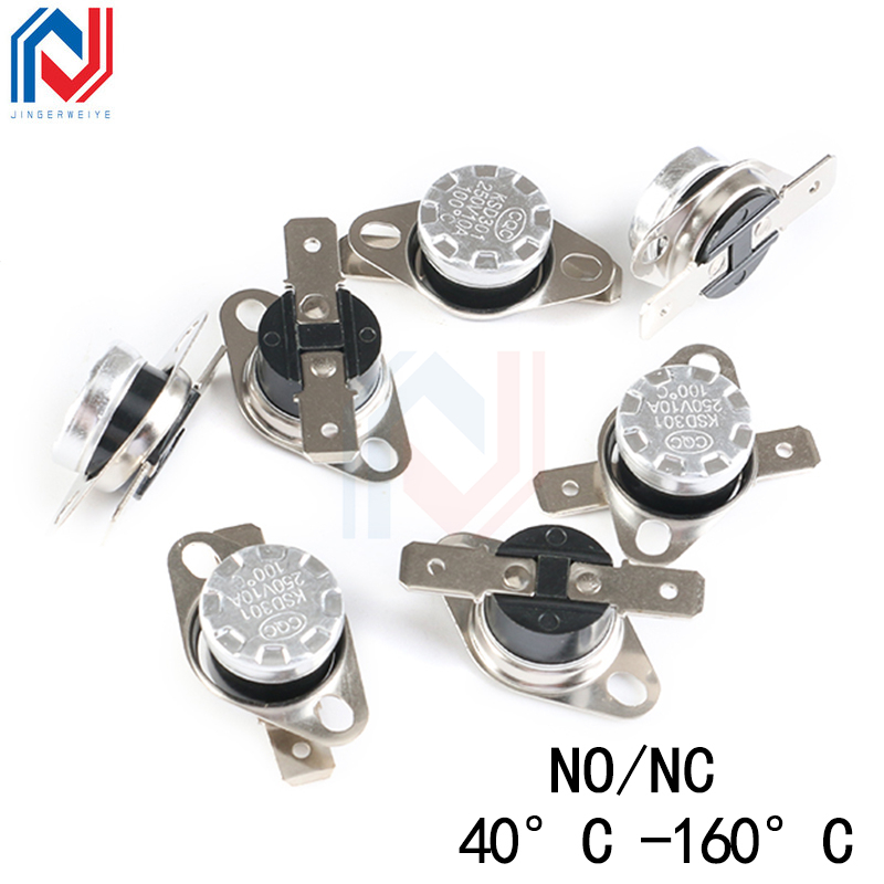 2Pcs KSD301 250V 10A 40~160 De - огляд і ціна Ceramic Heat Emitter