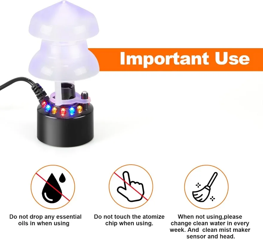 Ultrasonic Atomizer Mist Maker - огляд і ціна Terrarium Fogger Ultrasonic