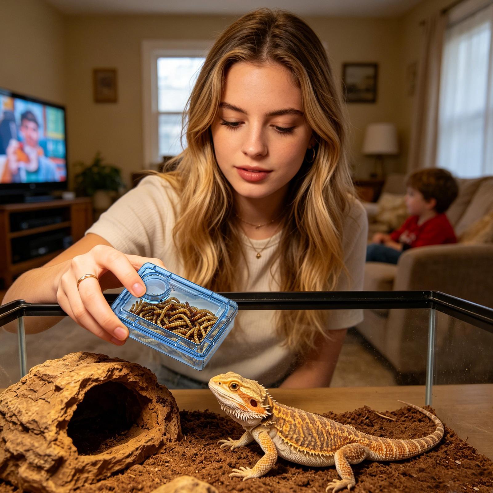 Reptile Escape Proof Feeding D - огляд і ціна Calcium Powder Reptile