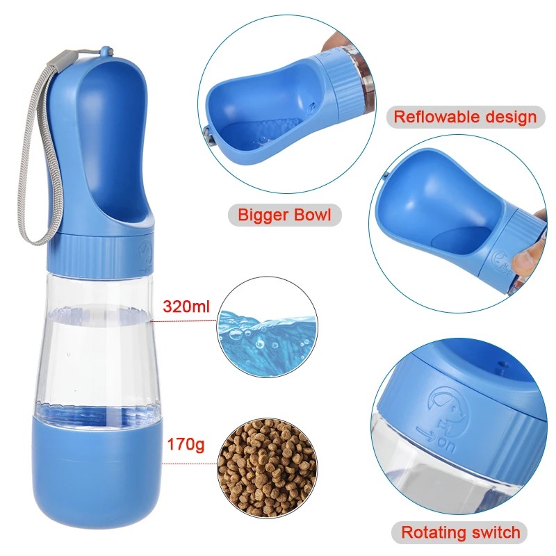 320ML Portable Dog Water Bottl - огляд і ціна Royal Canin Food Medium