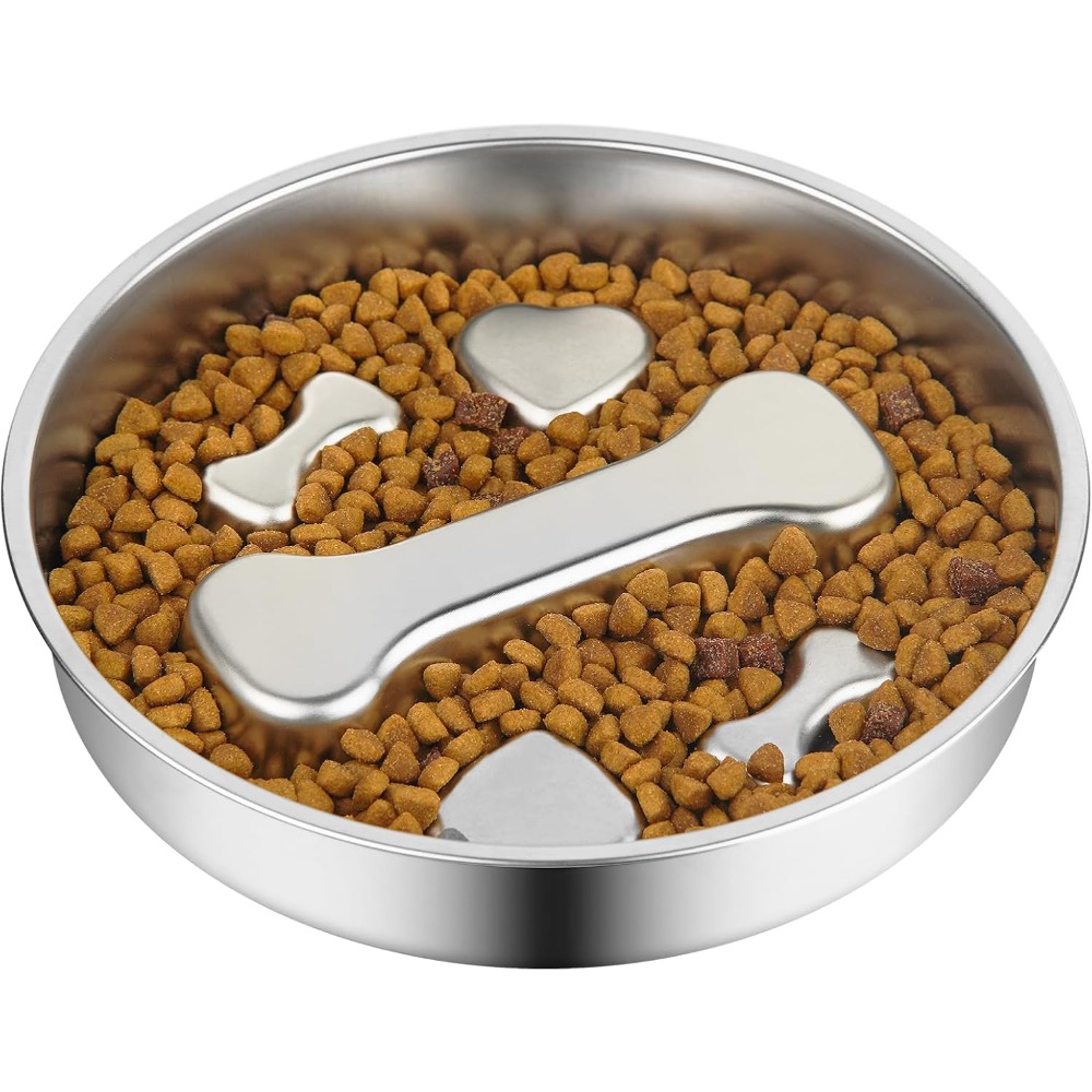 Slow Feeder Dog Bowl Stainless - огляд і ціна Royal Canin Food Medium