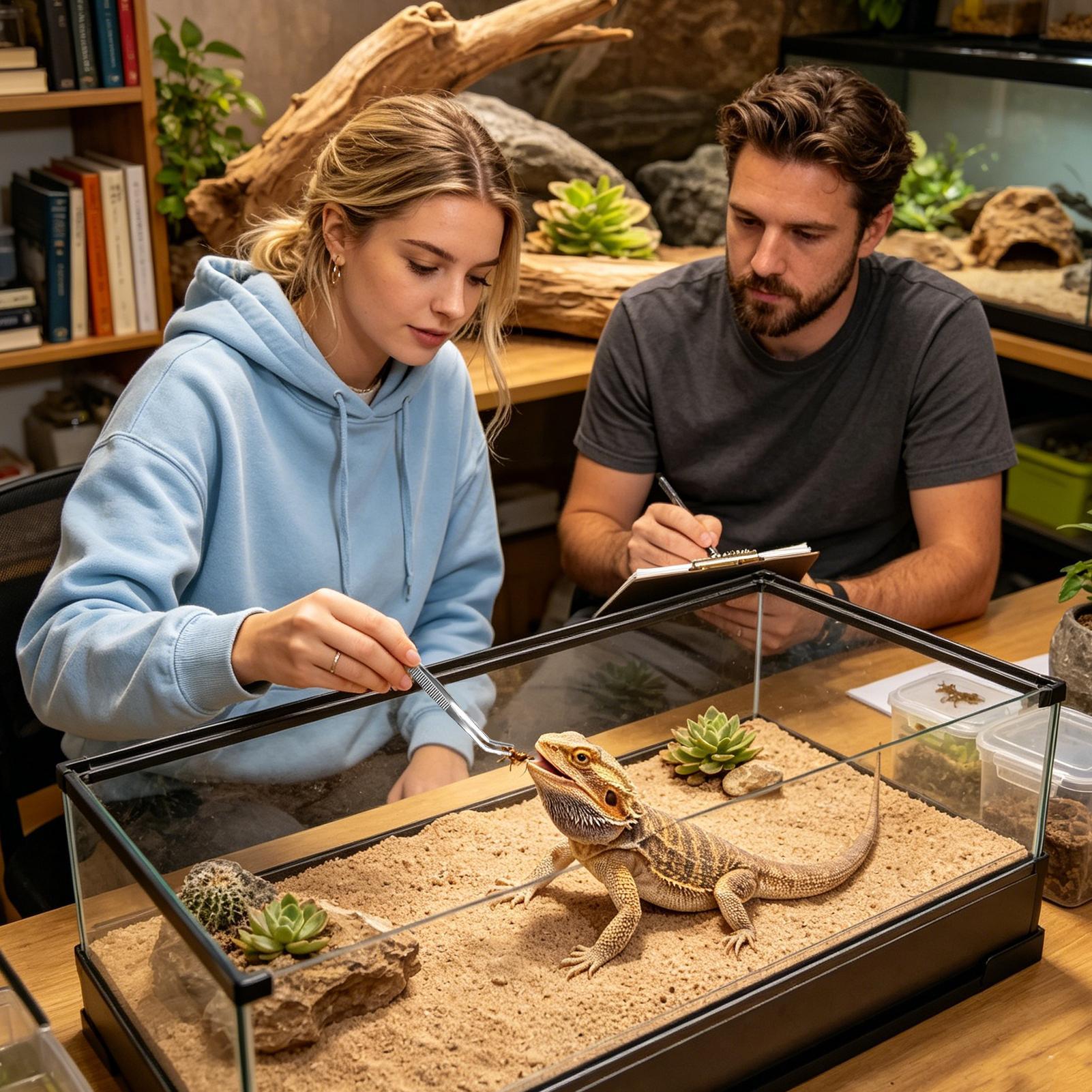Bearded Dragon Tank Cleaning K - огляд і ціна Feeding Tong Stainless