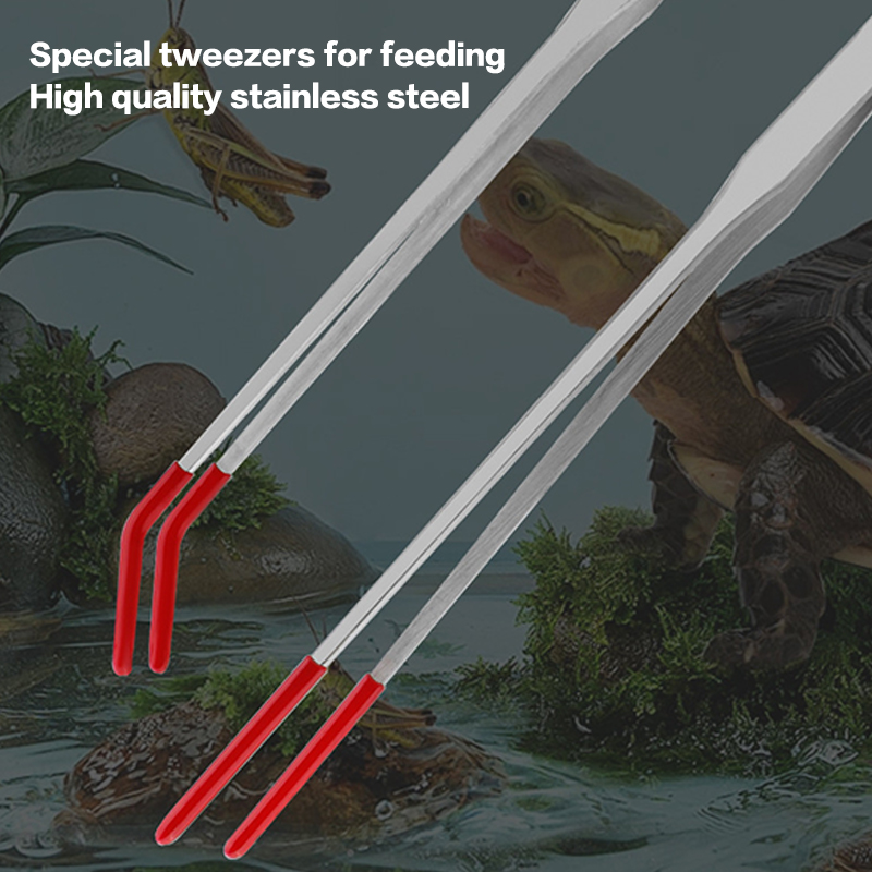 Reptile Feeding Tongs with Rub - огляд і ціна Feeding Tong Stainless