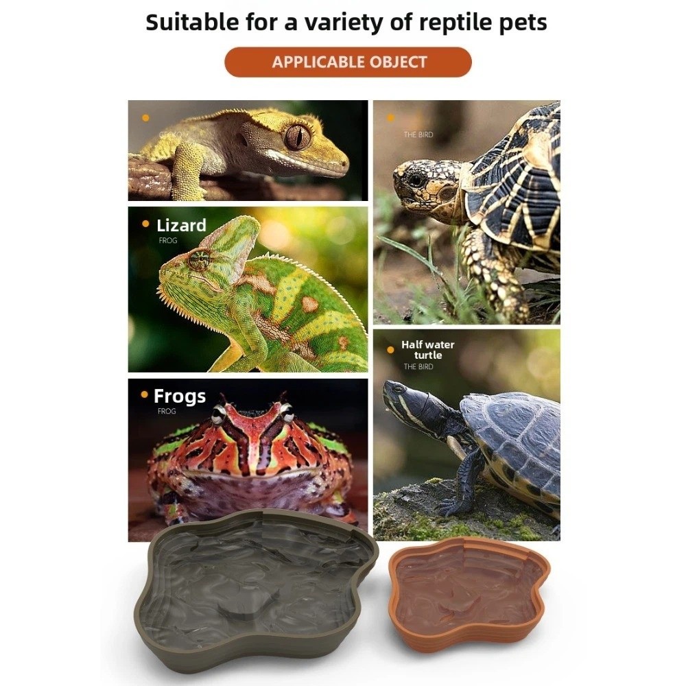 New Plastic Turtle Water Basin - огляд і ціна Water Dish Reptile